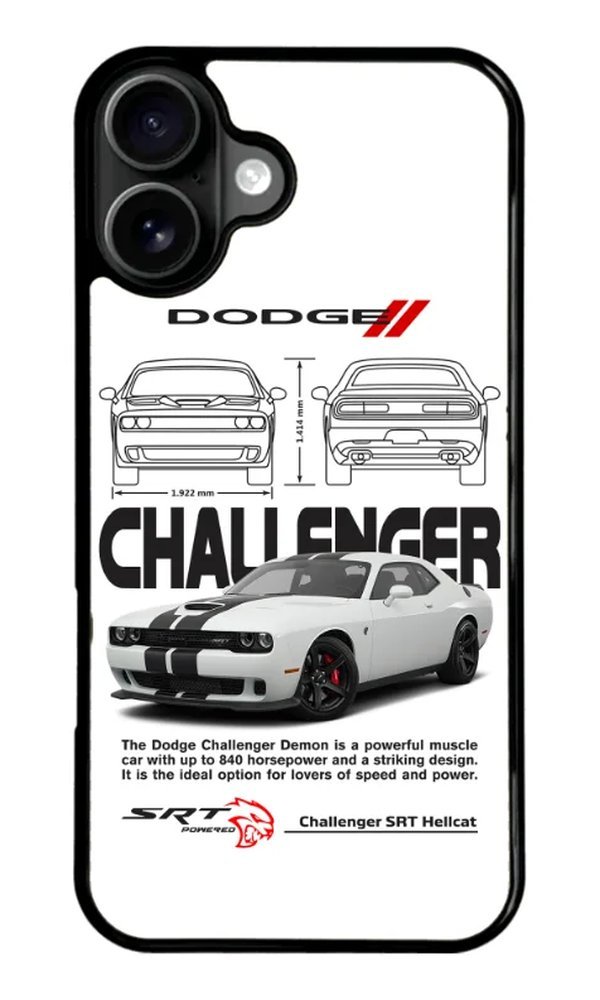 Funda con diseño de auto deportivo impresa en UV